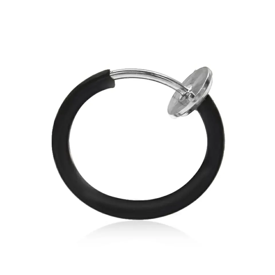 1 Pcs Trendy Stealth No Piercing Spring Nose Ear and Lip Helix Hoop Cuff Clip