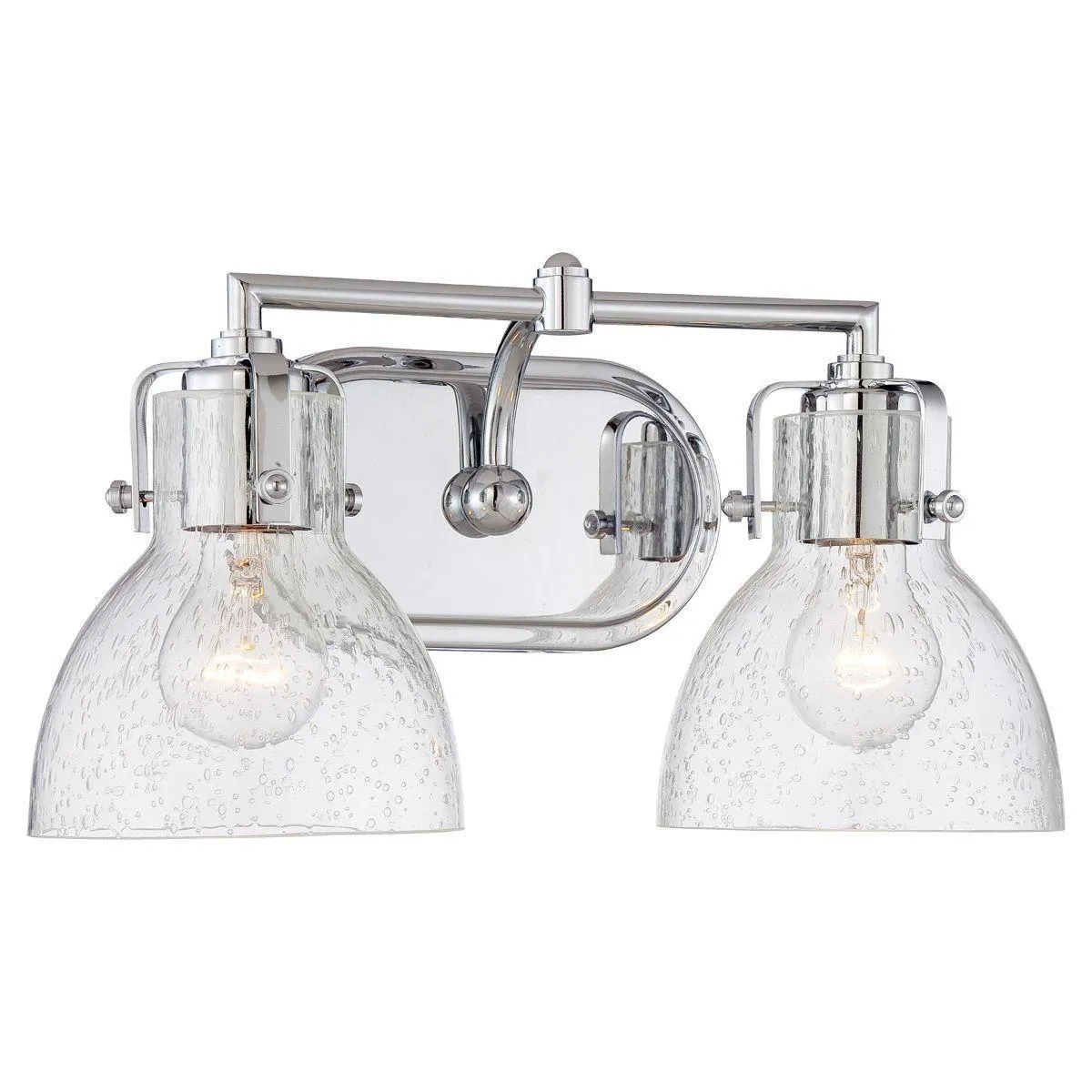 16 in. 2 Lights Vanity Light Chrome finish