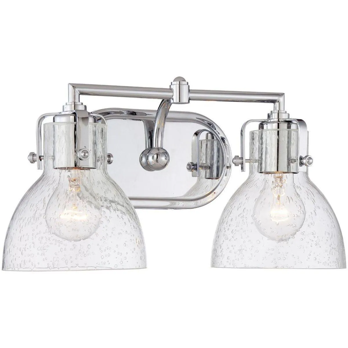 16 in. 2 Lights Vanity Light Chrome finish