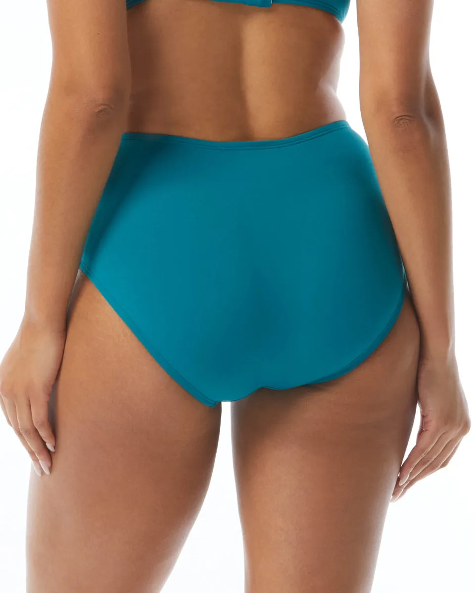 2024 Beach House Solid Chloe High Waist Bikini Bottom (More colors available) - H58433