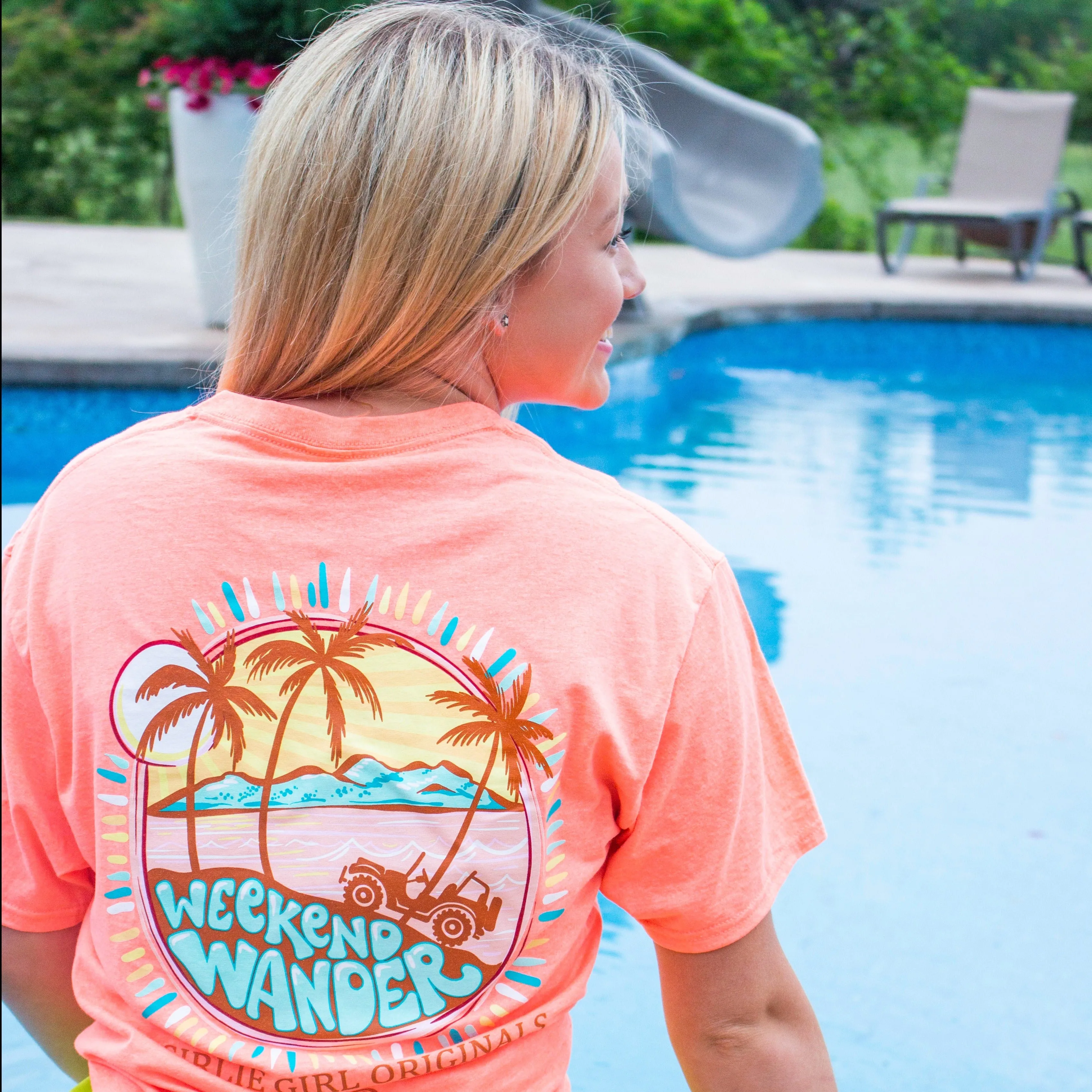 2532 Weekend Wander SS-Retro Heather Coral