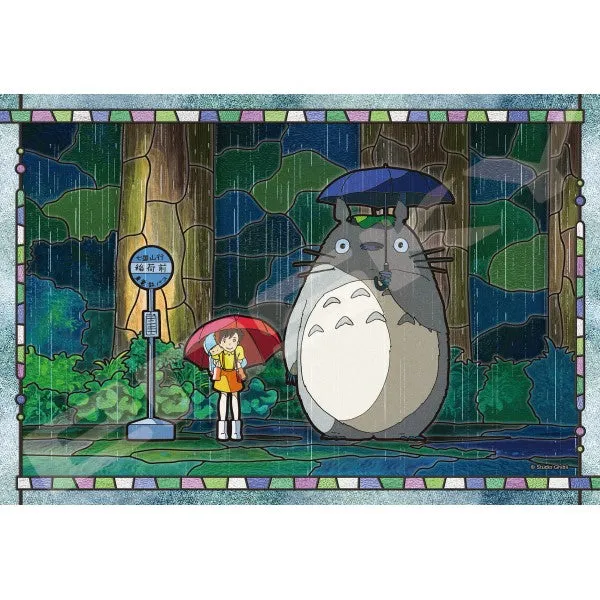 300-AC059 My Neighbor Totoro Art Crystal Jigsaw Puzzle (Rainy Bus Stop) 龍貓 拼圖