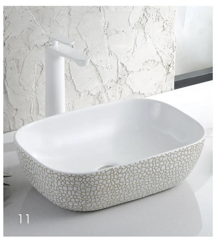 8435WSB Countertop Art Vessel in White