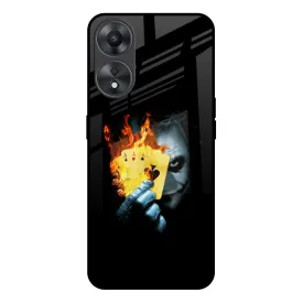 AAA Joker Glass Case for Oppo A58 5G