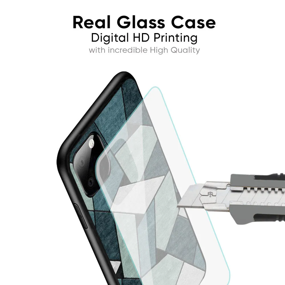 Abstact Tiles Glass Case for iPhone 13 Pro