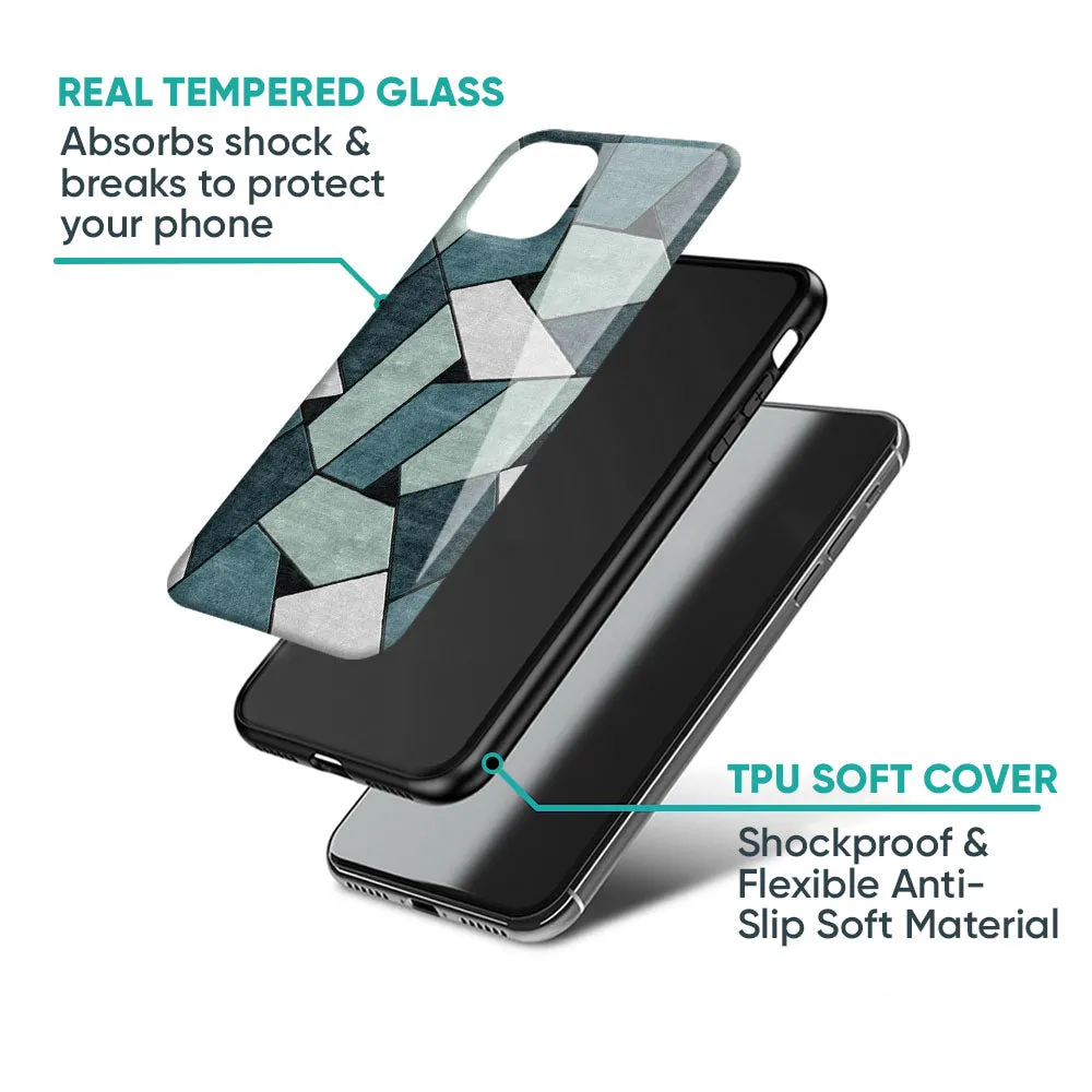 Abstact Tiles Glass Case for iPhone 13 Pro