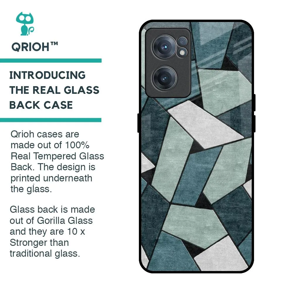 Abstact Tiles Glass Case for OnePlus Nord CE 2 5G