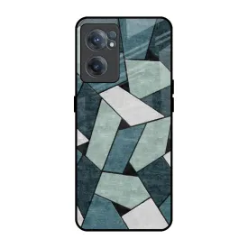 Abstact Tiles Glass Case for OnePlus Nord CE 2 5G