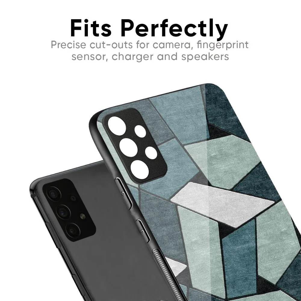 Abstact Tiles Glass Case for Poco M6 Pro 5G