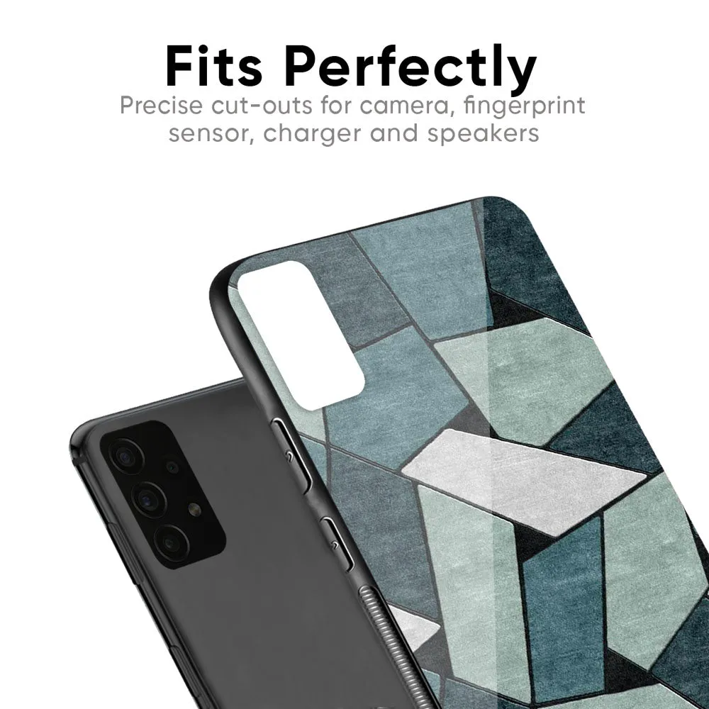 Abstact Tiles Glass Case for Xiaomi Redmi Note 9 Pro