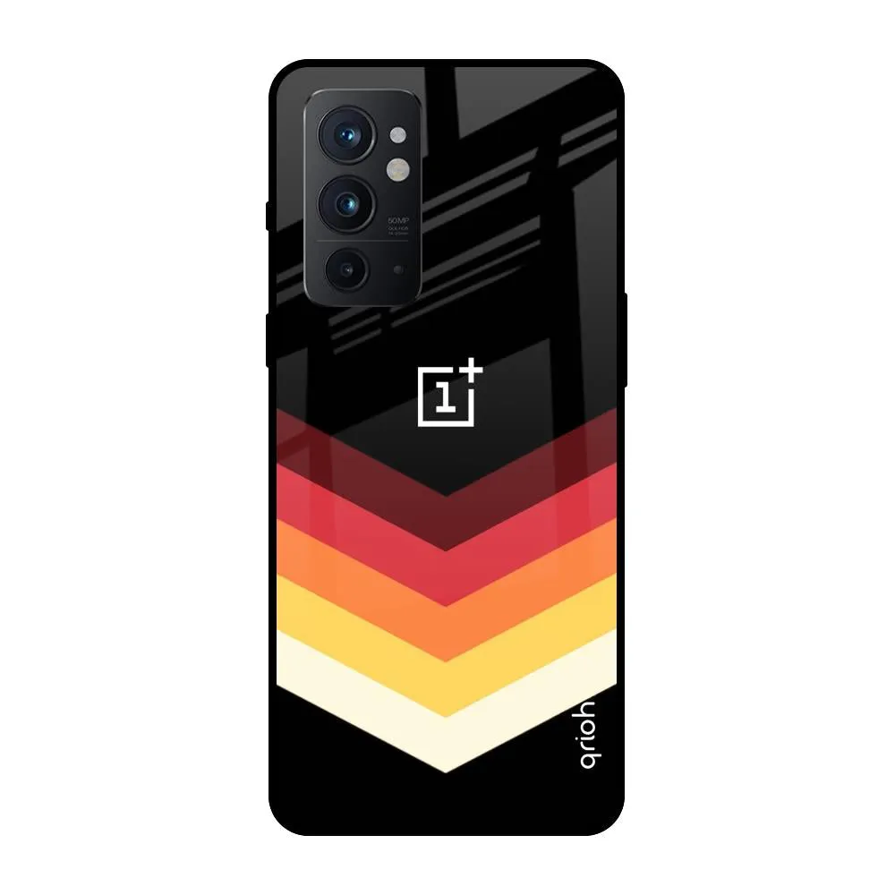 Abstract Arrow Pattern Glass Case For OnePlus 9RT