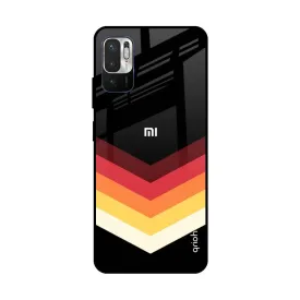 Abstract Arrow Pattern Glass Case For Redmi Note 10T 5G