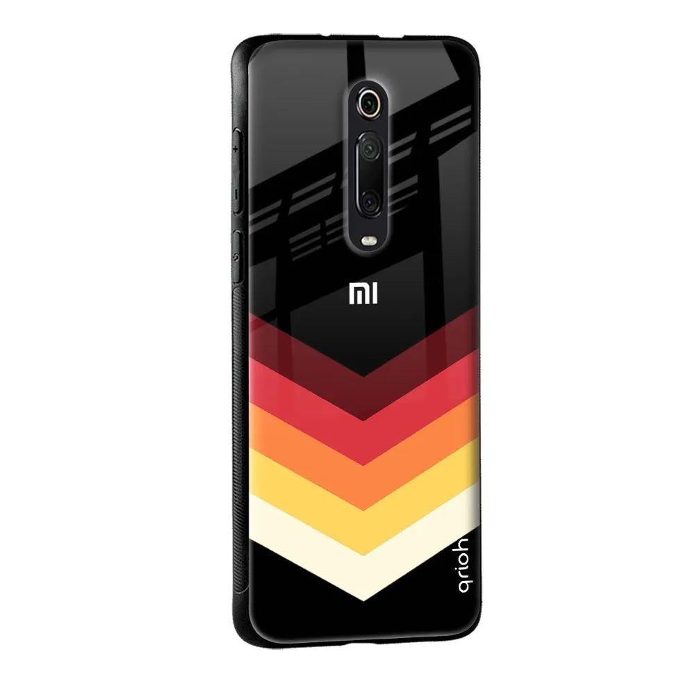 Abstract Arrow Pattern Glass Case For Redmi Note 10T 5G