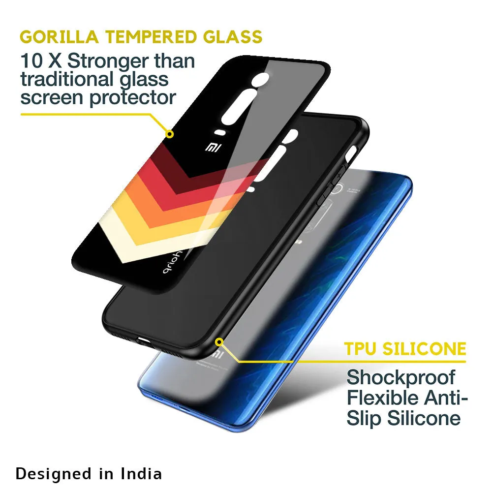 Abstract Arrow Pattern Glass Case For Redmi Note 10T 5G