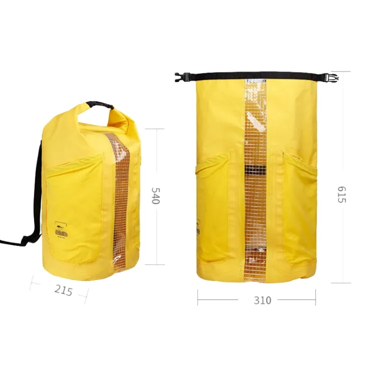 AFISHTOUR FW2074 25L Outdoor Swimming Drifting Waterproof Bag(Yellow)