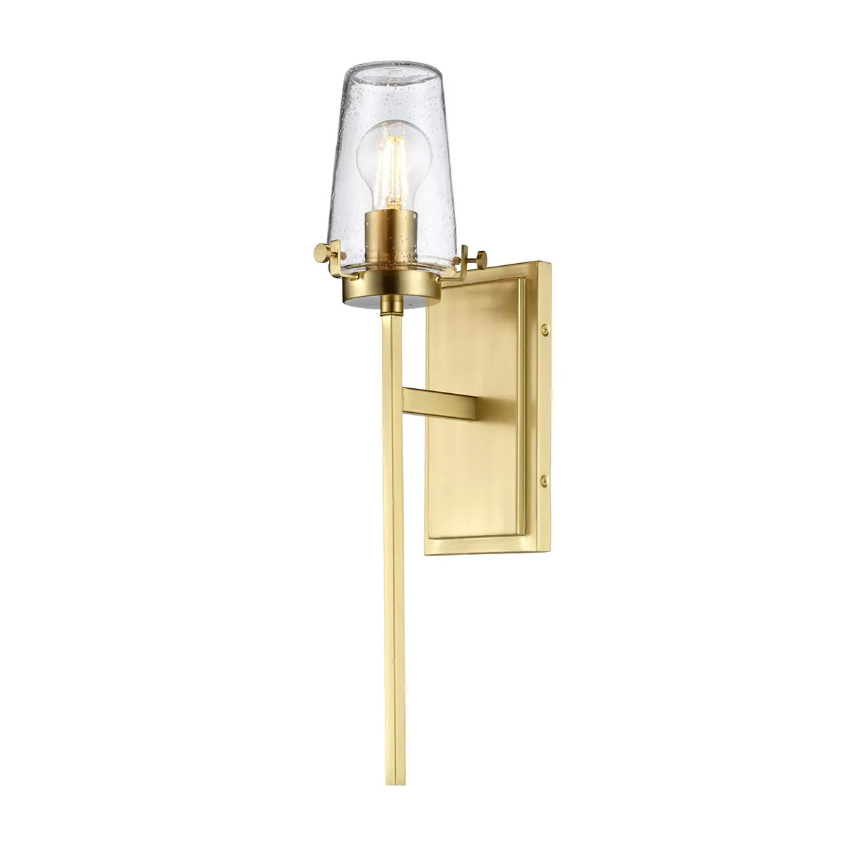 Alton 1Lt Bathroom Wall Light IP44 – Chrome/Brushed Brass