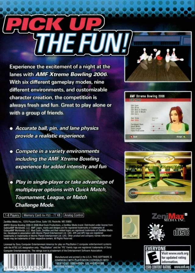 AMF Xtreme Bowling - (PS2) PlayStation 2 [Pre-Owned]