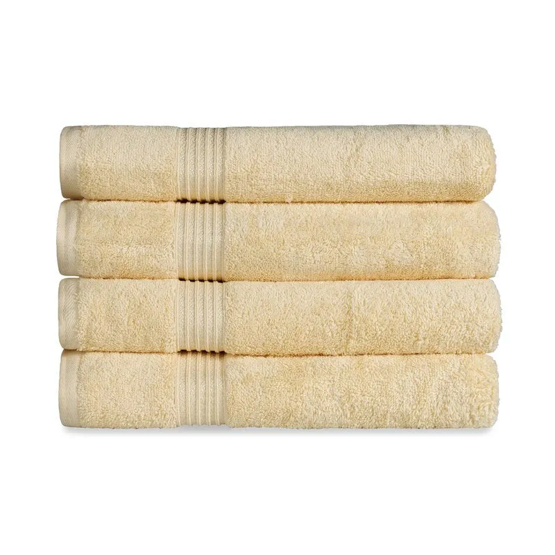 Anamarie Egyptian-Quality Cotton Same-Size Bath Towel Set (Set of 4)