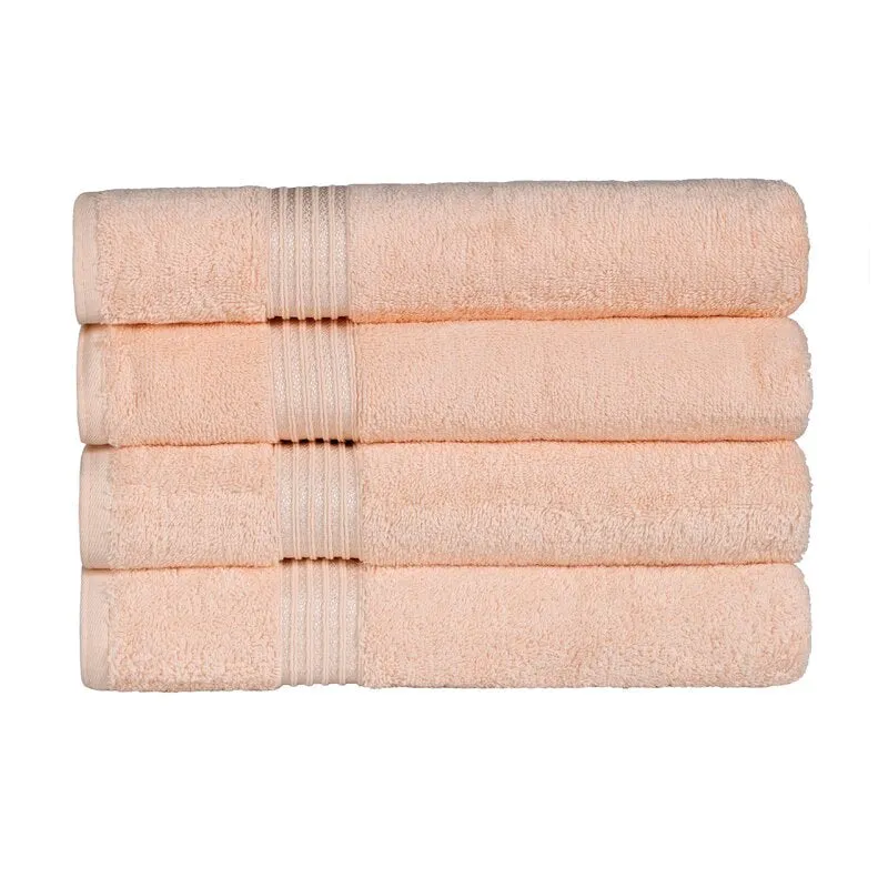 Anamarie Egyptian-Quality Cotton Same-Size Bath Towel Set (Set of 4)