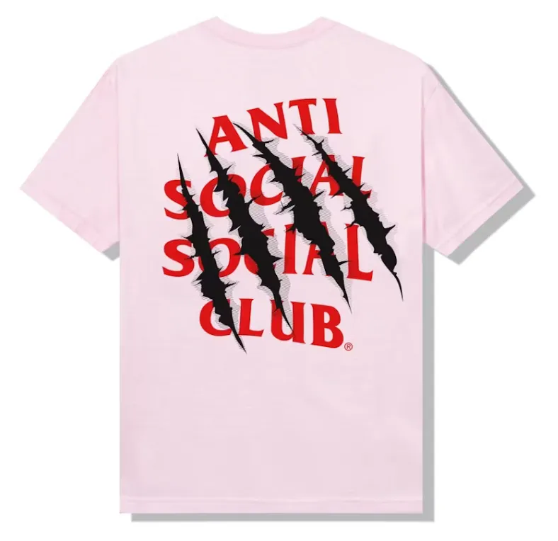 Anti Social Social Club After Us T-shirt Pink