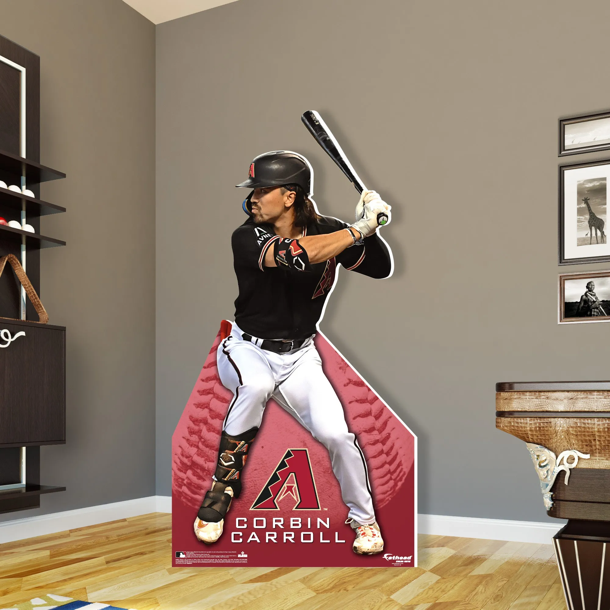 Arizona Diamondbacks: Corbin Carroll  StandOut Life-Size   Foam Core Cutout  - Officially Licensed MLB    Stand Out