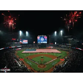 Atlanta Braves: Truist Park 2021 World Series Stadium Poster - Officially Licensed MLB Removable Adhesive Decal