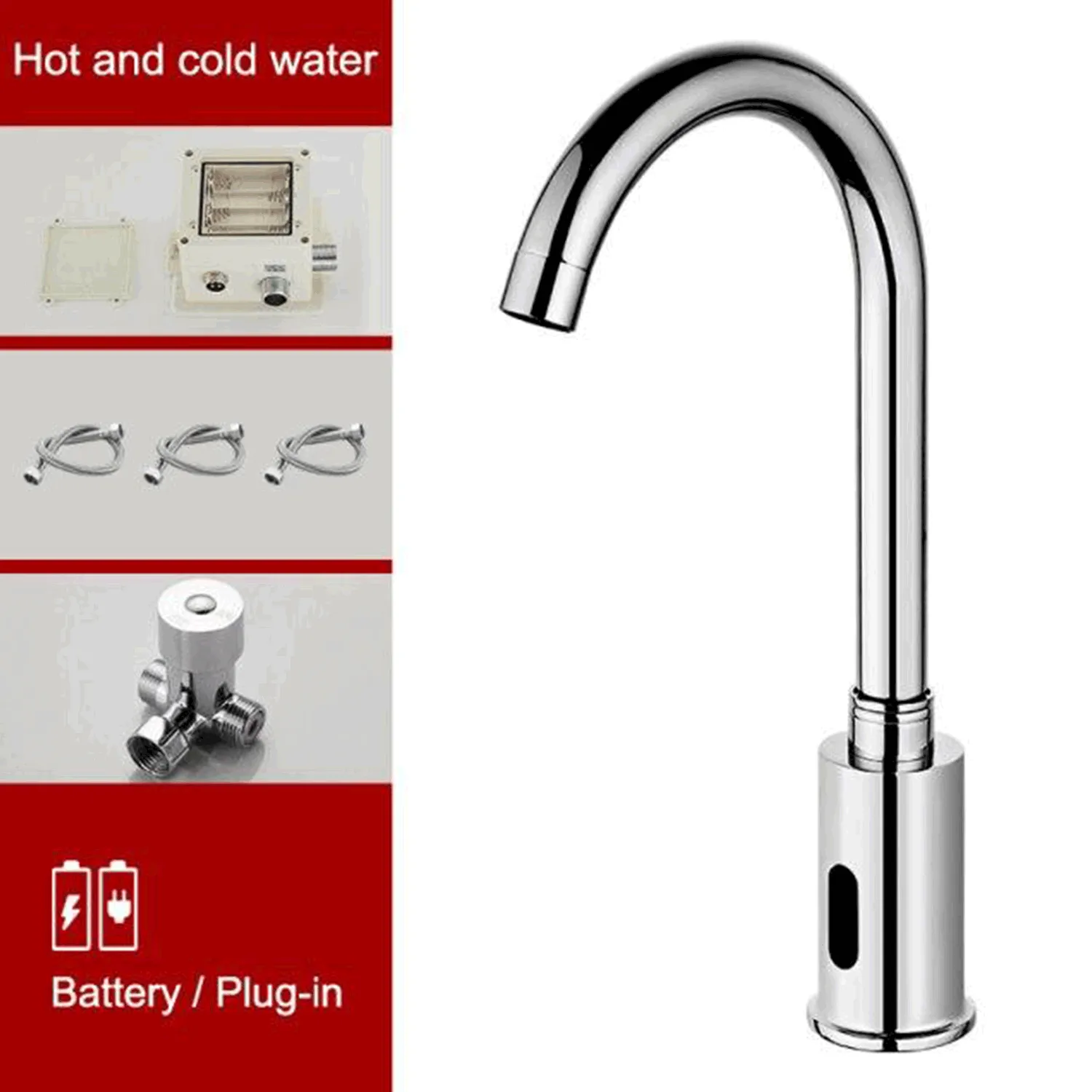 Automatic Inflated Sensor Bathroom Tap