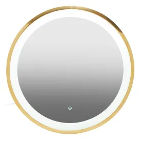 Avila Illuminated Circular Bathroom Mirror