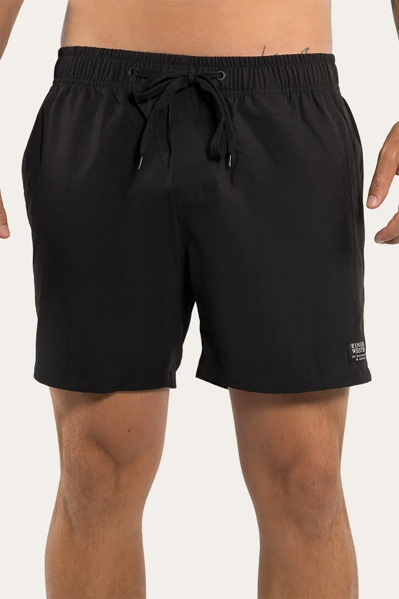 AVOCA Mens Swim Short - Black