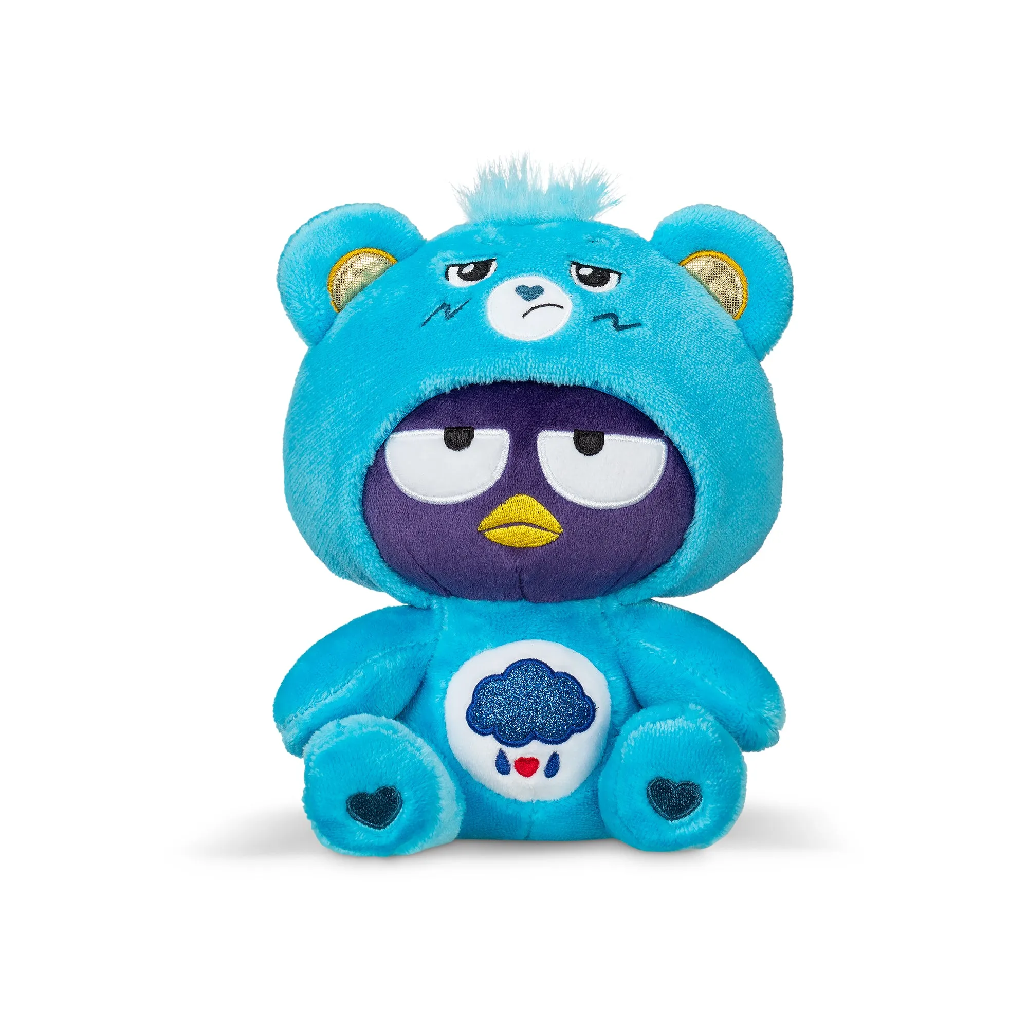 Badtz-maru x Care Bears 8" Plush (Grumpy Bear)