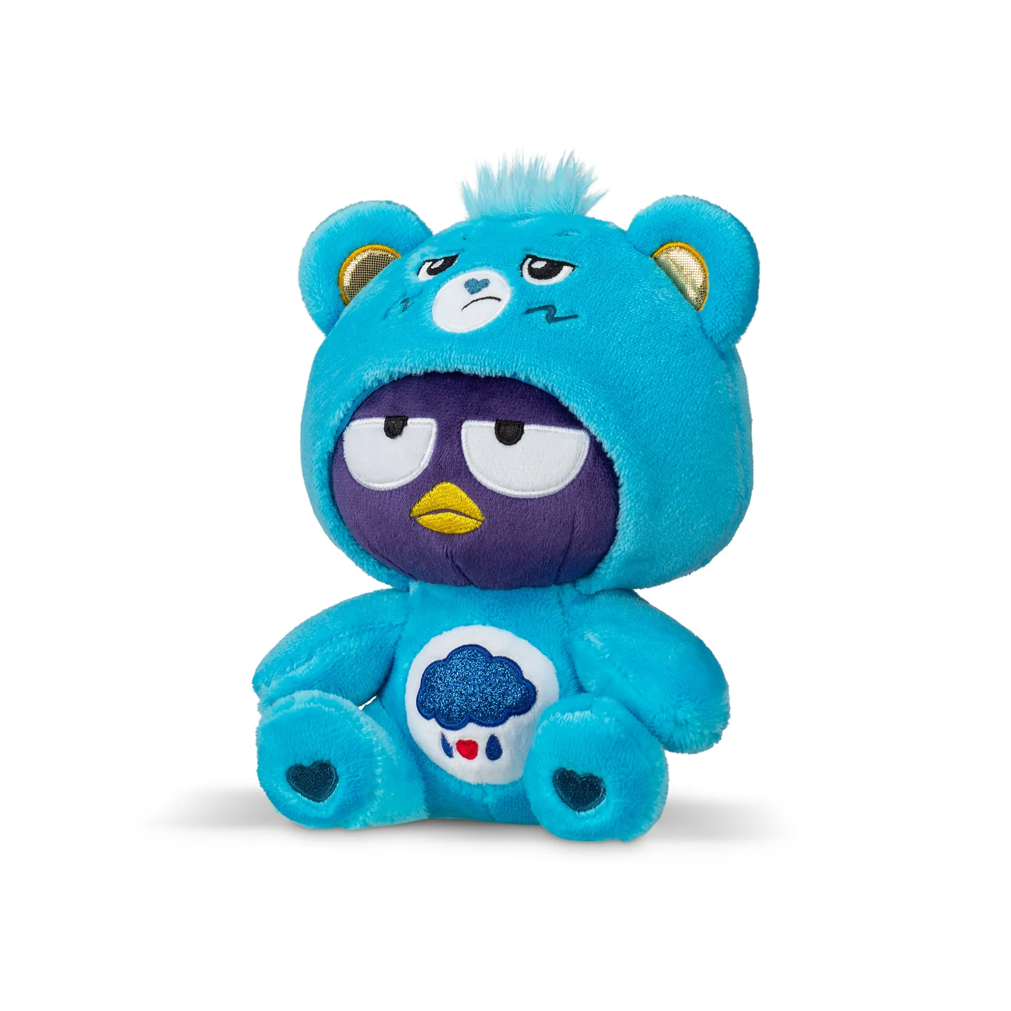 Badtz-maru x Care Bears 8" Plush (Grumpy Bear)