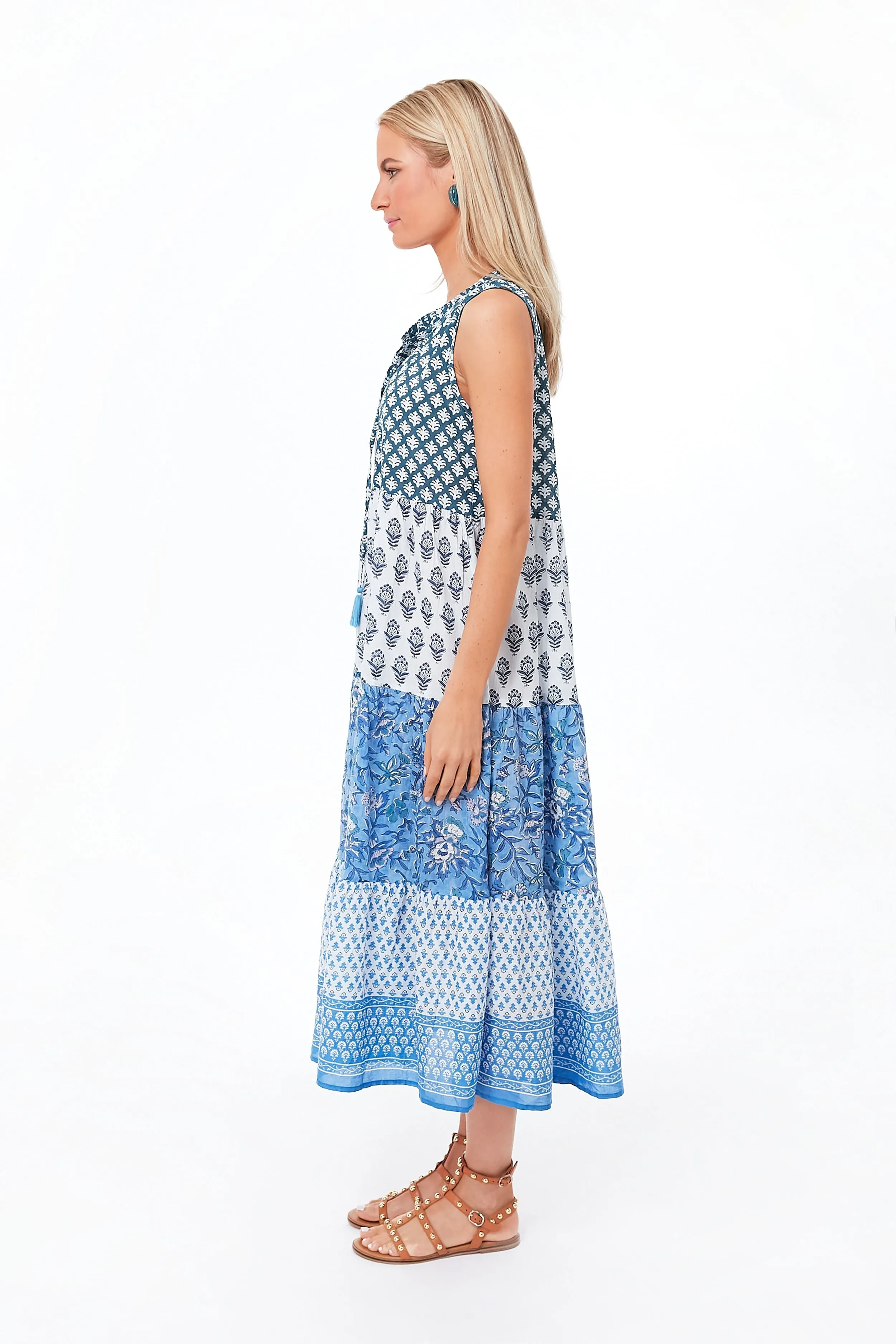 Bahama Blue Salty Paloma Caftan