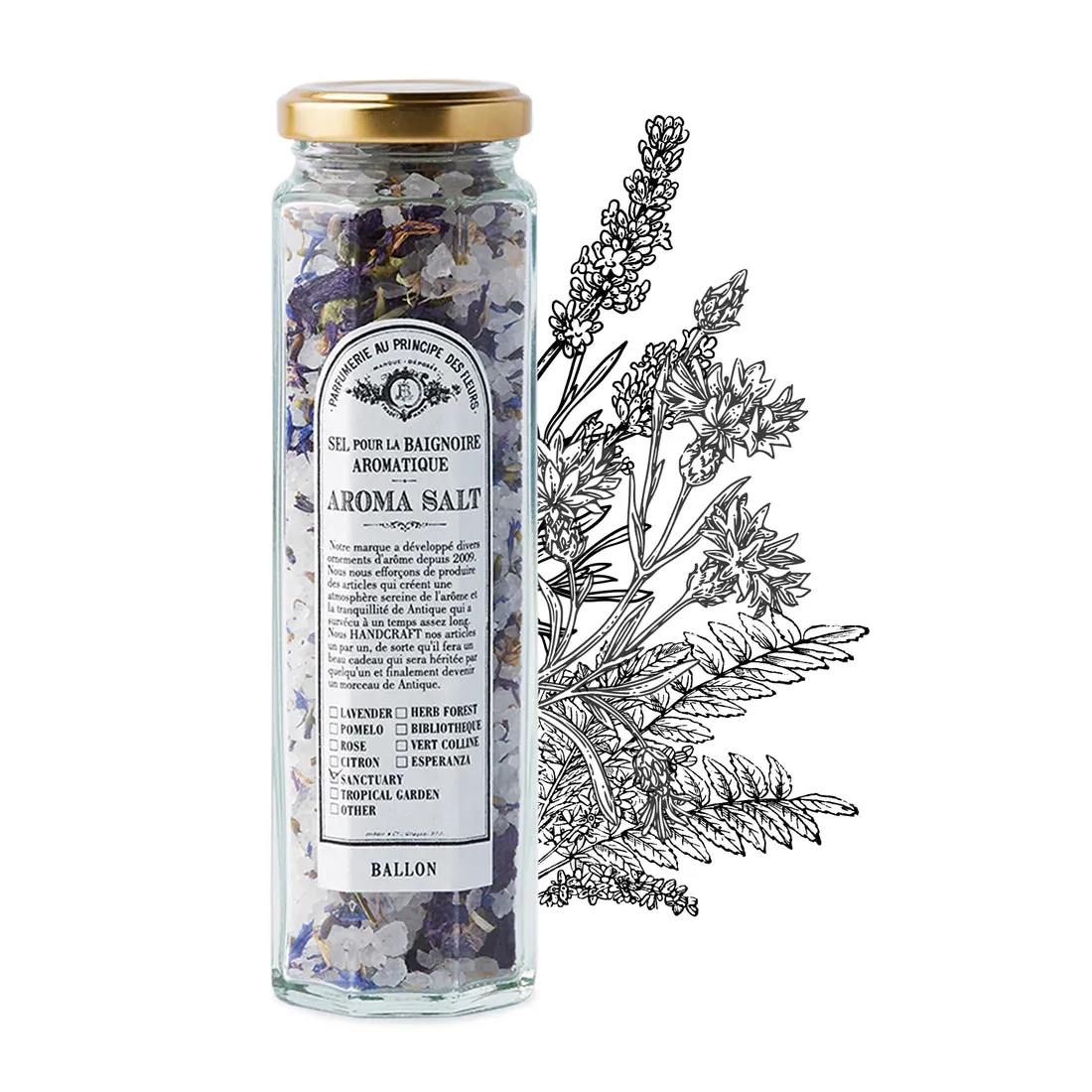 BALLON Apothecary Aroma Bath Salt - Sanctuary