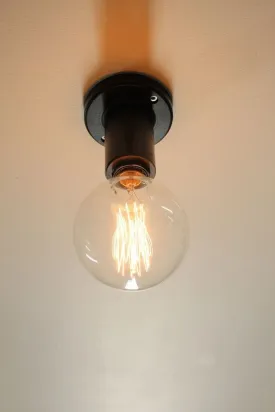 Bare Bulb Flush Mount