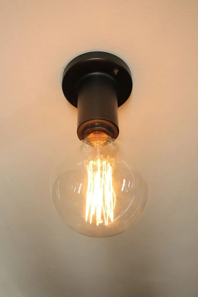 Bare Bulb Flush Mount