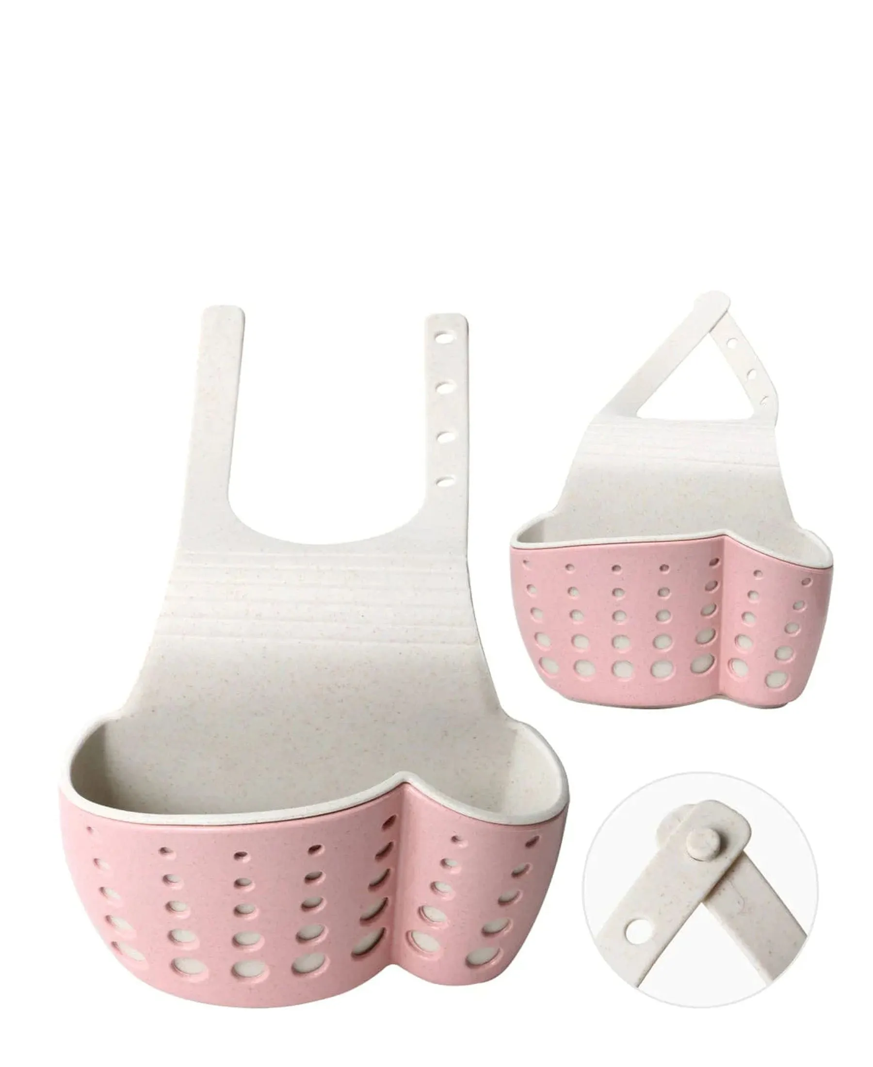 Bathroom Single Sink Caddy - Pink