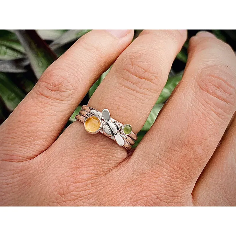 Beach Grasses Silver Ring