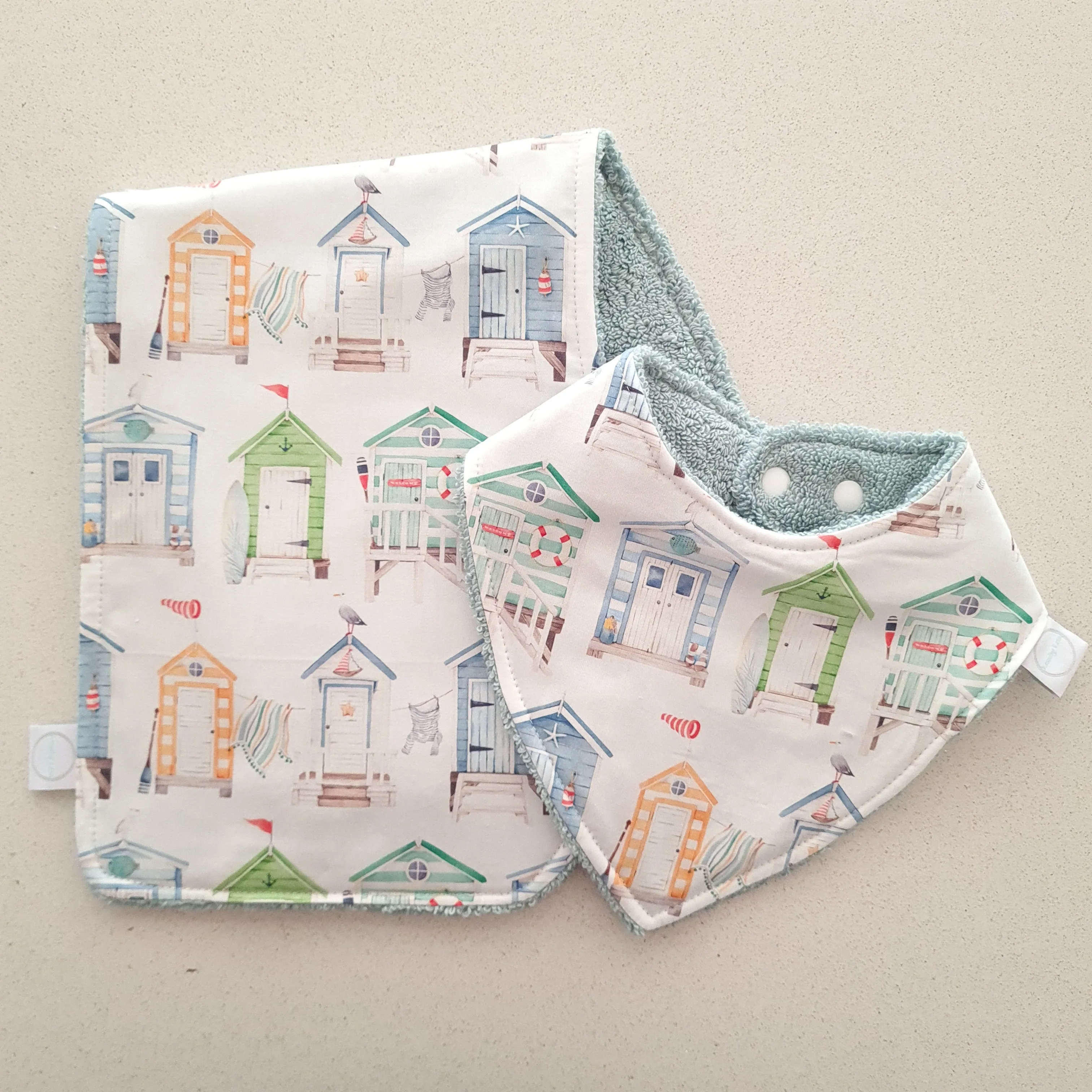 Beach Shack Burp Cloth