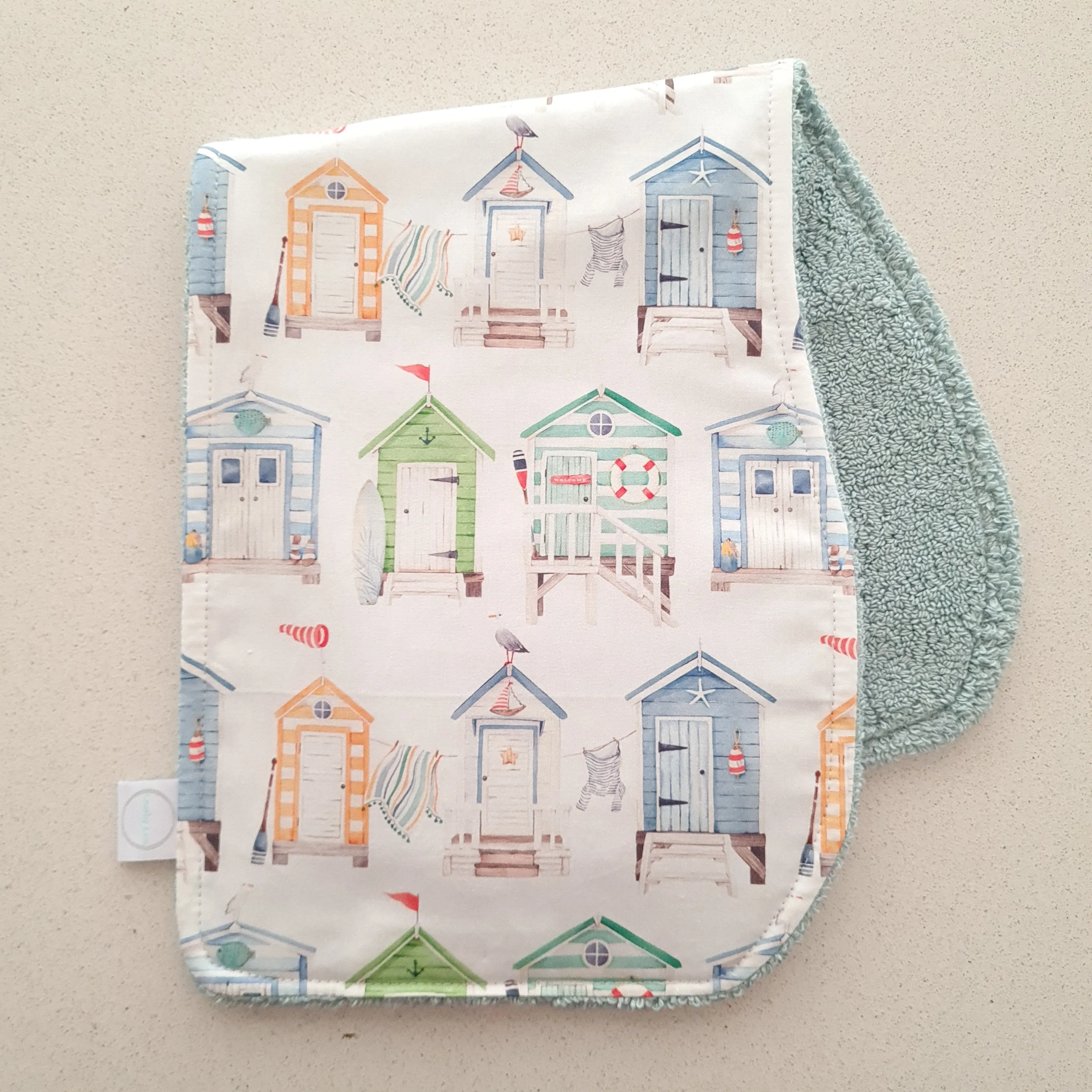 Beach Shack Burp Cloth