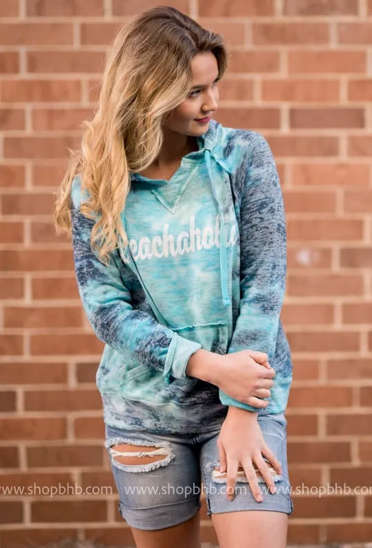 Beachaholic Tie Dye Hoodie - Final Sale