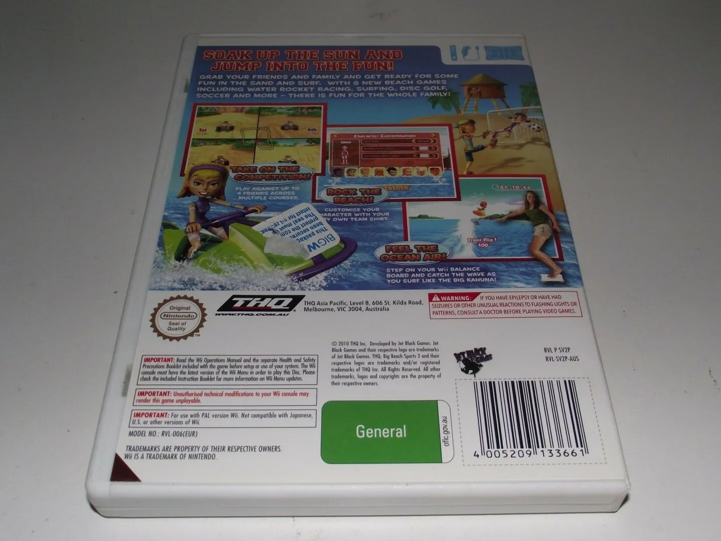 Big Beach Sports 2 Nintendo Wii PAL *Complete*(Preowned)