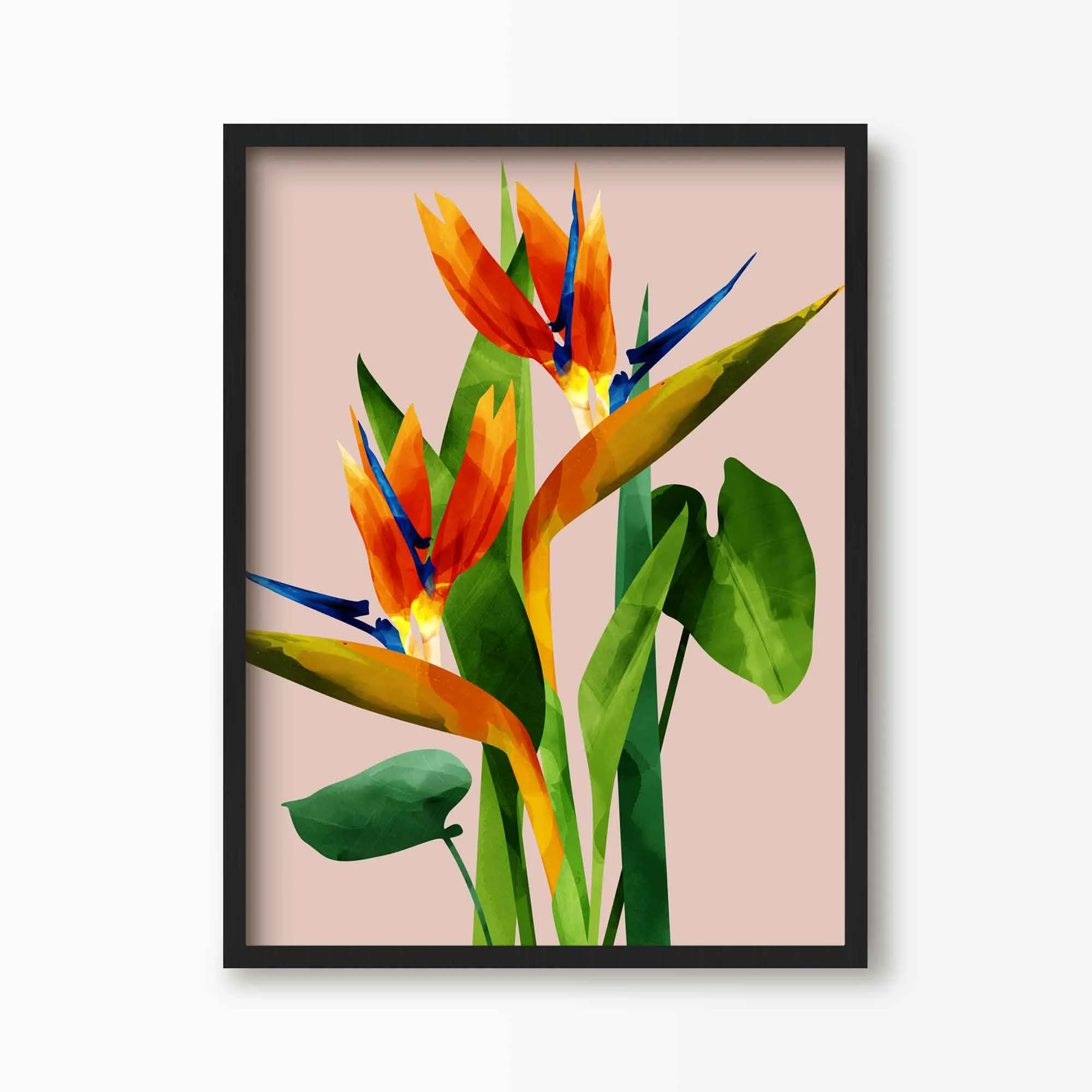 Birds of Paradise Flower Print