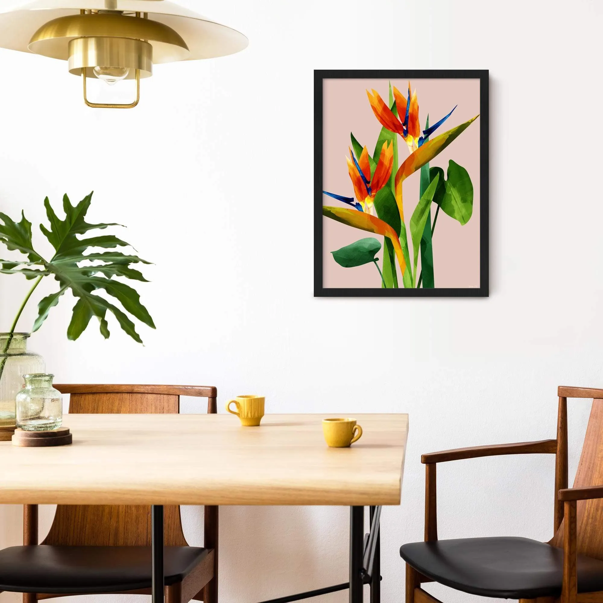 Birds of Paradise Flower Print