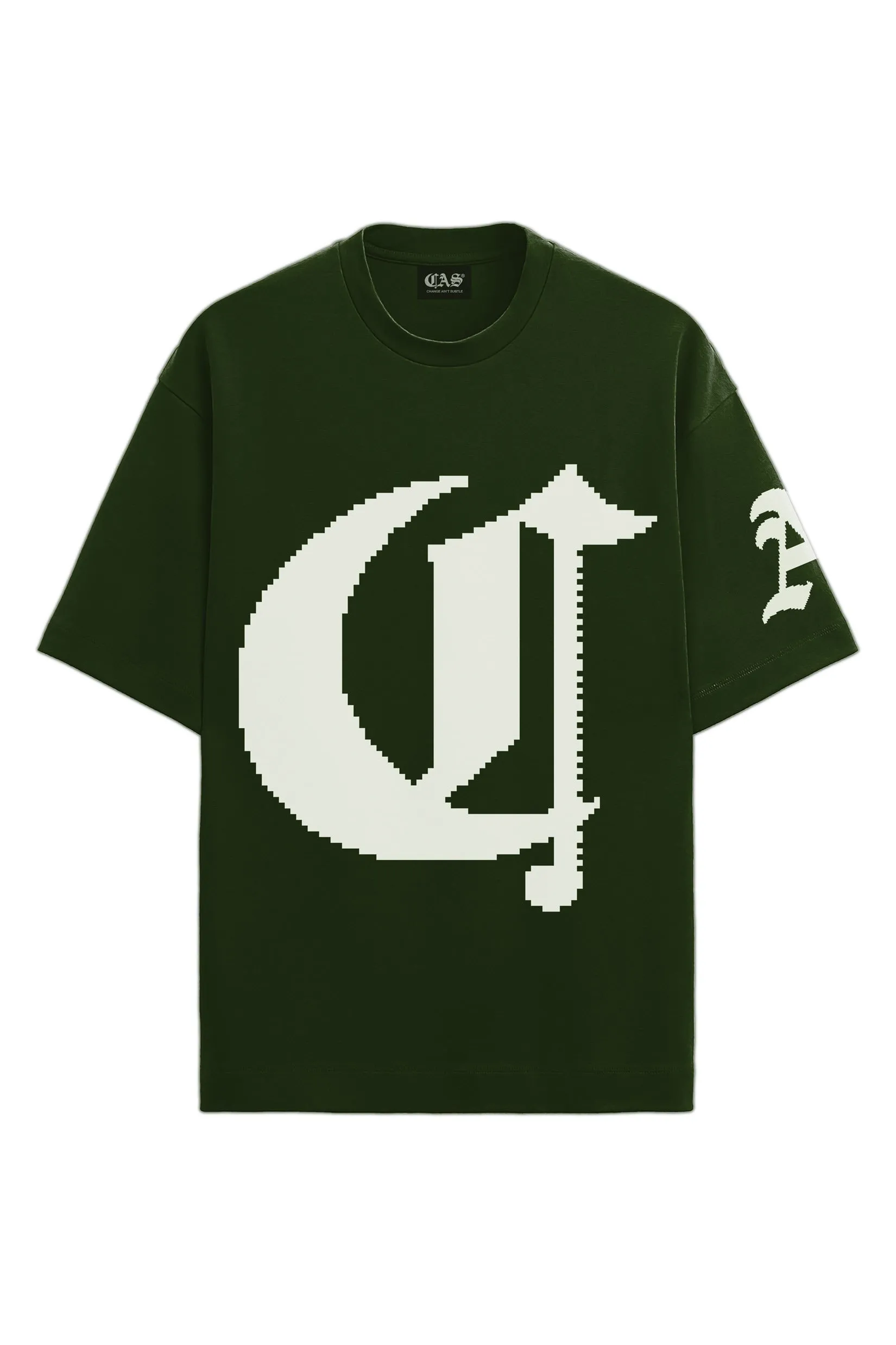 'Bit-map' CAS Logo Tee