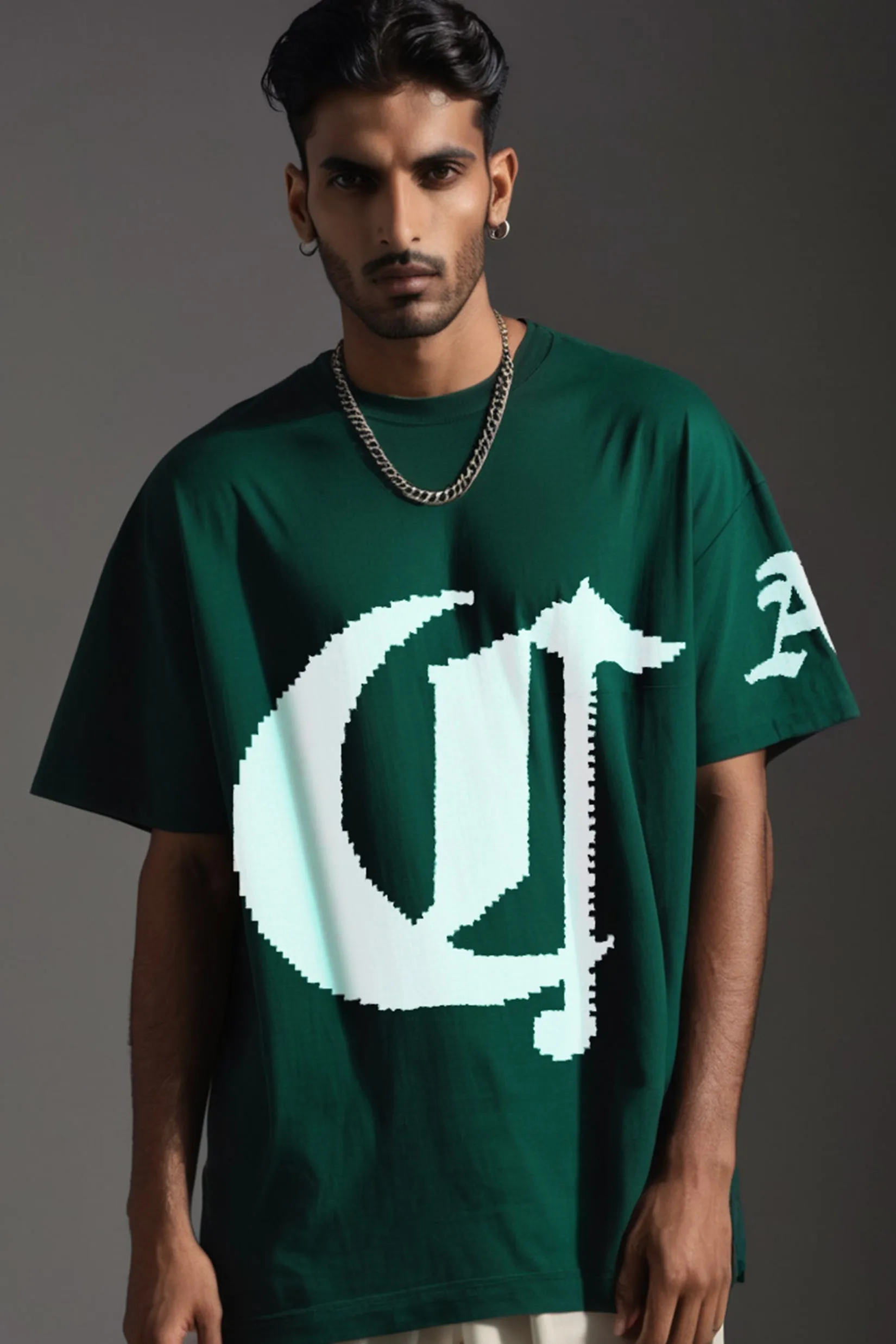 'Bit-map' CAS Logo Tee