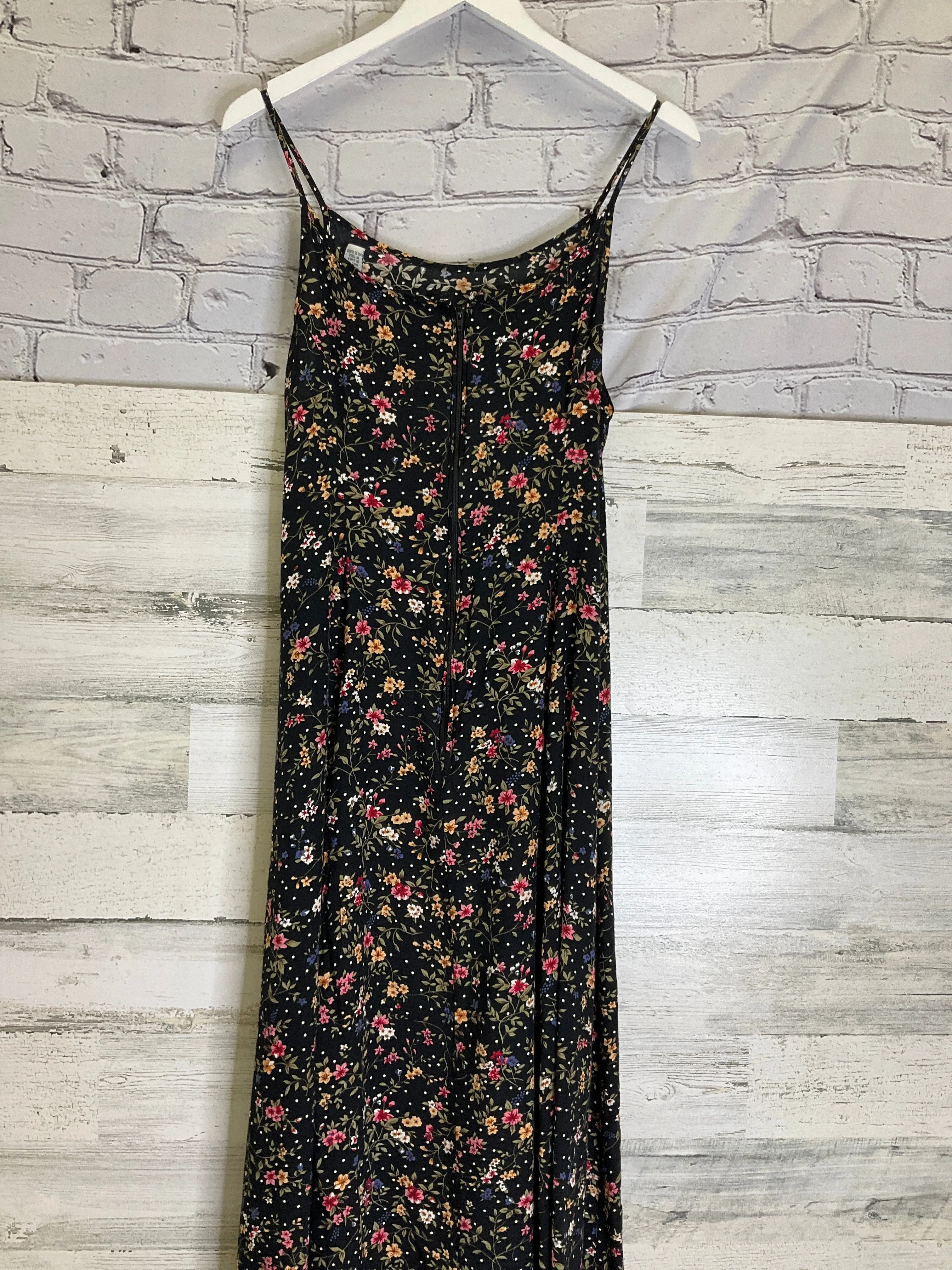 Black & Pink Dress Casual Midi Maggie Lawrence, Size Xl