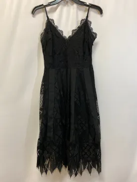 Black Dress Casual Midi Cmc, Size S