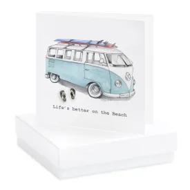 Boxed Beach Life Earring Card