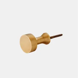 Brass Screw Hook - Round