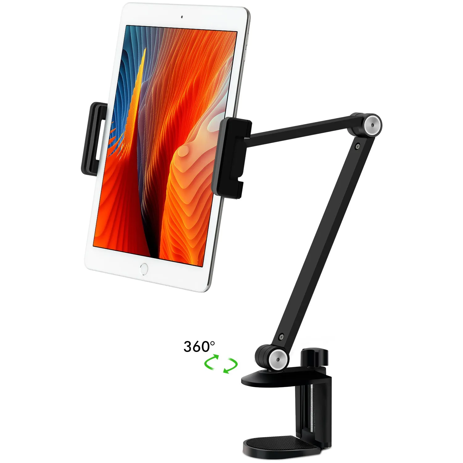 C Clamp Desk Stand for 4.5-13" Phone&Tablet(AP-7LC)